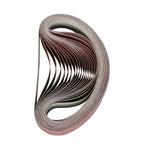 Set of 24 Sanding Belts for Belt Sander (30 in, Grit 60-400)