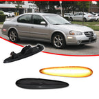 Smoked Amber LED Front Side Marker Lights for Nissan Maxima (2000–2003)