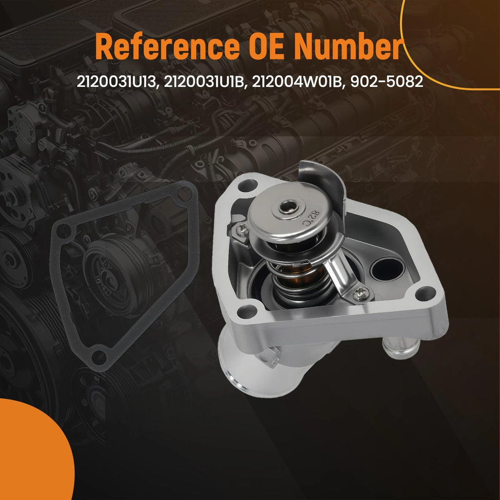 Thermostat Assembly for Infiniti FX35 G35 M35 V6 3.5L (2003–2008) 2120031U13