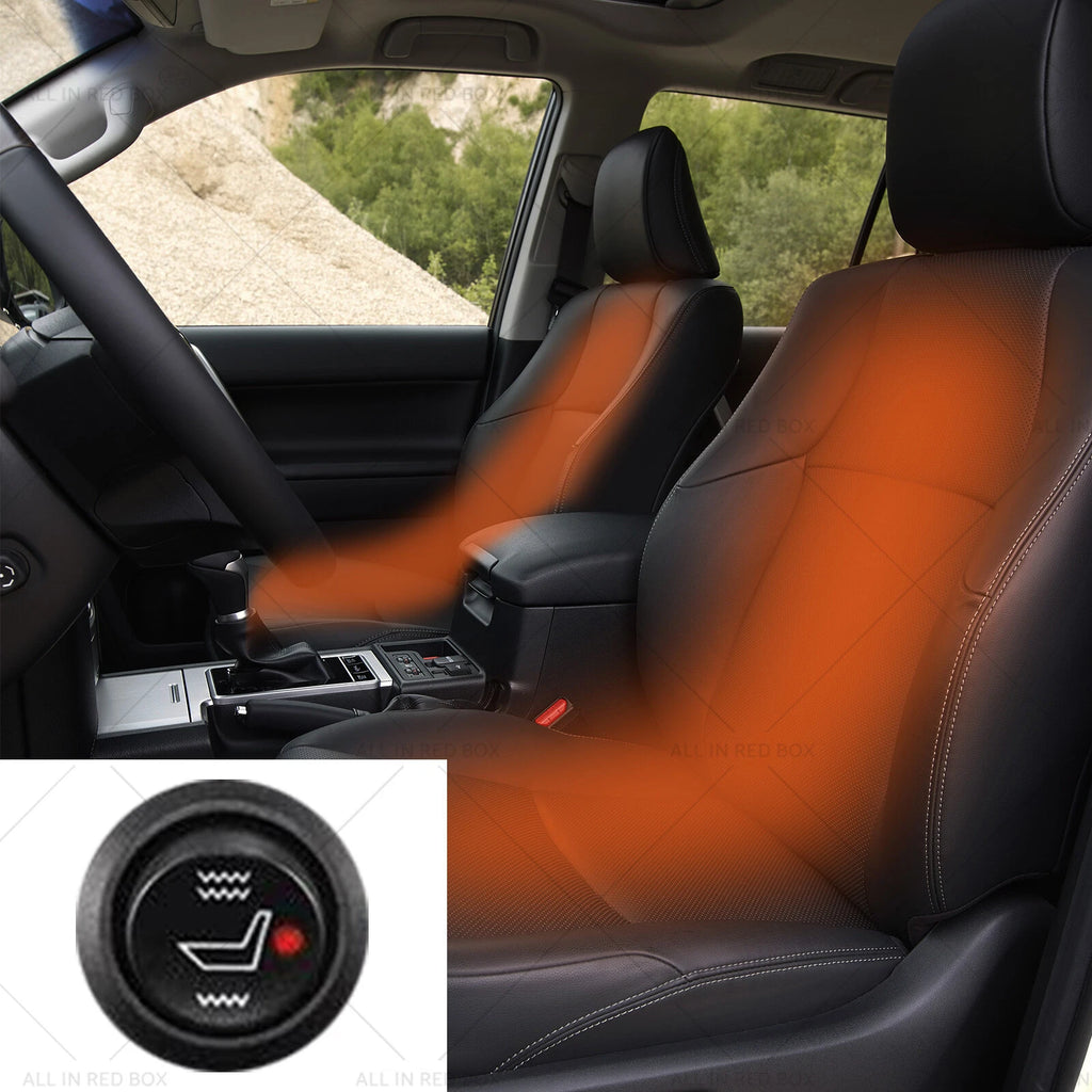 Heated Seat Heater Kit for Universal Cars 12V with Round Switch