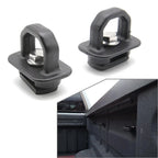 2X Tie Down Anchors Hooks for Chevy Silverado (2007–2023) Black