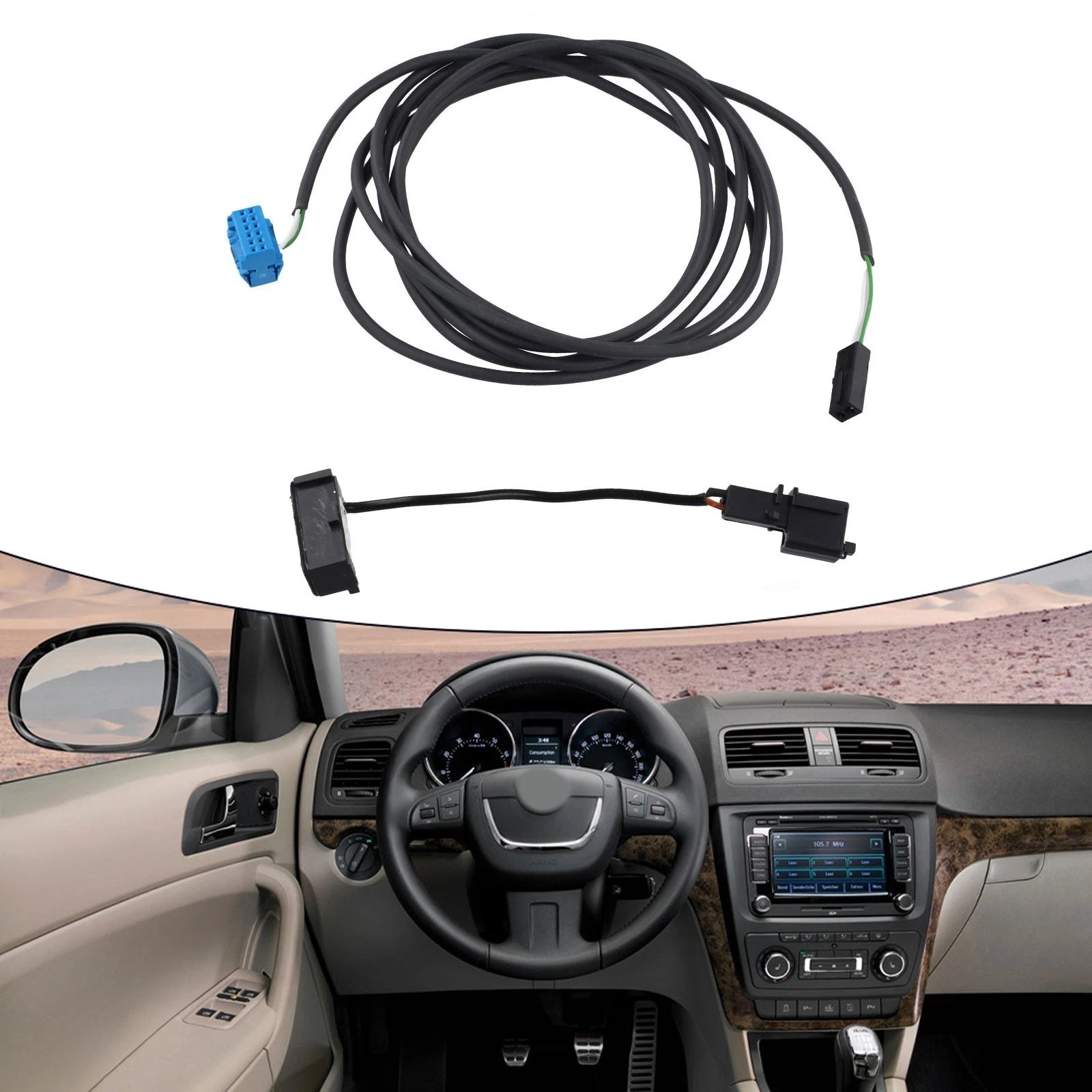 3BD035711 Microphone for Volkswagen RNS510 RCD510 (2006–2012)