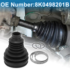 Inner CV Joint Boot Kit w/ Clamps for Audi A4 A5 (2009–2016) 8K0498201B