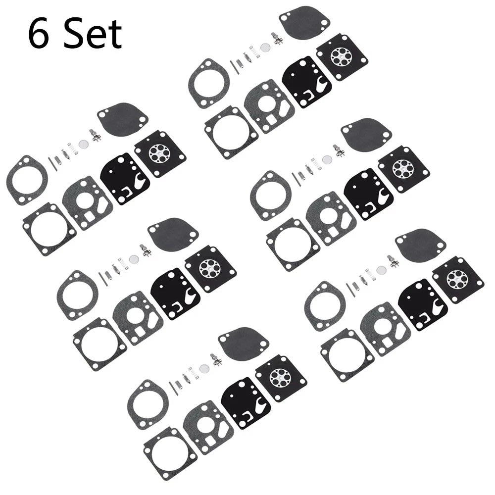 Set of 6 Carburetor Repair Rebuild Kits for STIHL BR500 BR550 BR600 (RB-134)