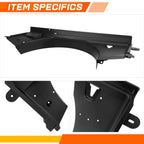 Rear View Center Mirror for Universal Fit (Clamp On Design)