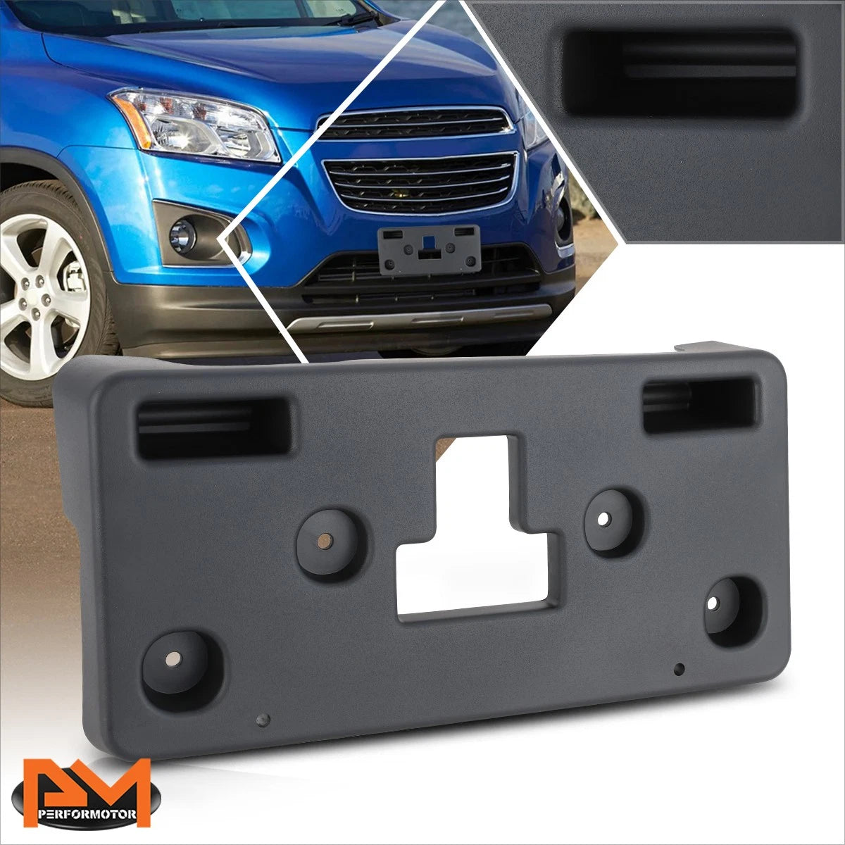 Tow Hook License Plate Mounting Bracket for Chevy Trax (2015–2016)
