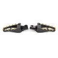 Black Gold Male Mount Foot Pegs for Harley Touring Sportster Dyna
