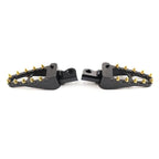 Black Gold Male Mount Foot Pegs for Harley Touring Sportster Dyna