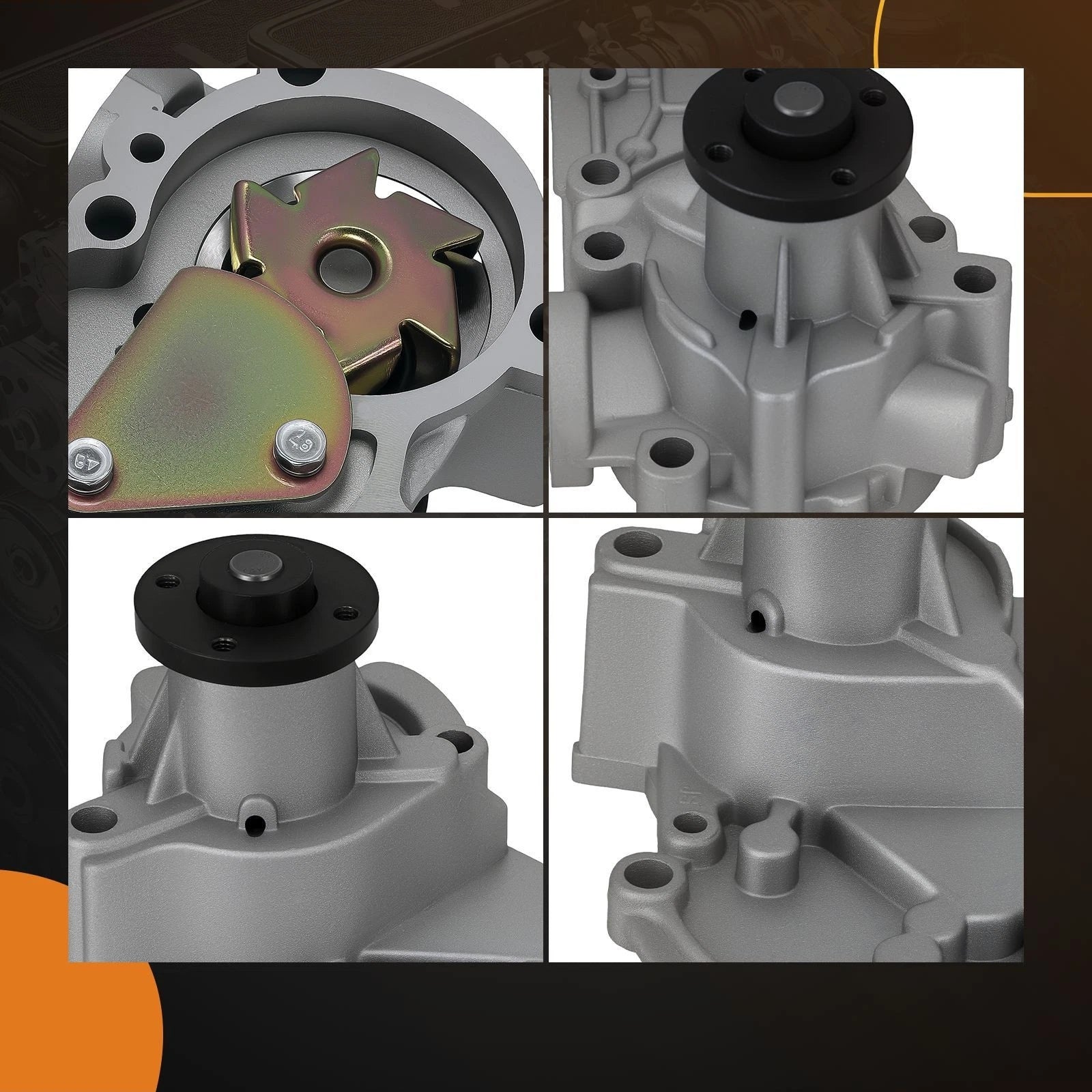 Engine Water Pump Cooling Assembly for Yanmar Gator UV72 (3TNV70)