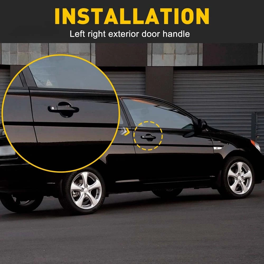 Left + Right Outer Door Handles for Hyundai Accent (2006–2011)