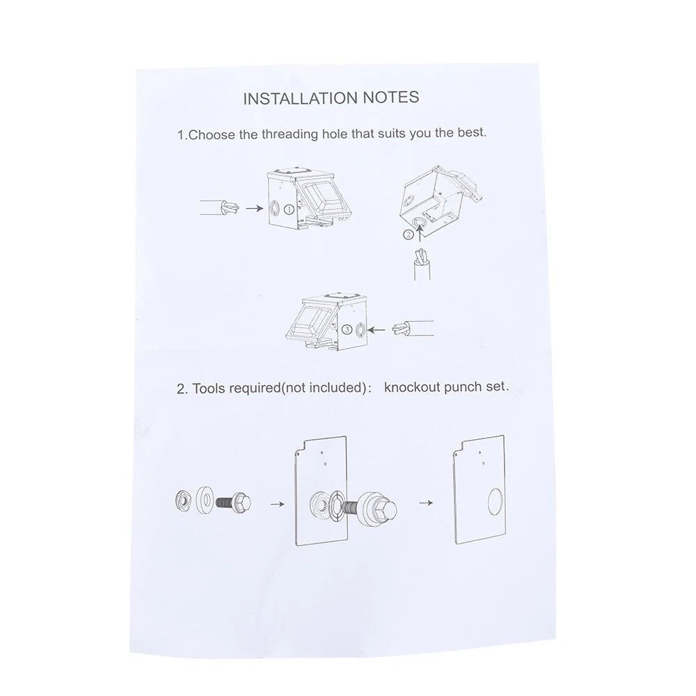 Outdoor Outlet Box for GFCI Receptacle (Rainproof, 20 AMP)