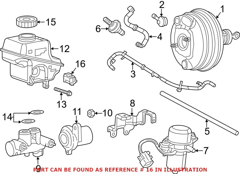 Genuine OEM Brake Fluid Level Sensor for Chrysler 300 (2005–2010) 68048550AA