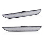 2X Clear Rear Bumper Reflectors for Ford Mustang (2015–2023)