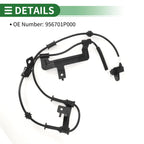 ABS Wheel Speed Sensor No. 956701P000 for Hyundai Ix20 (2010–2017)