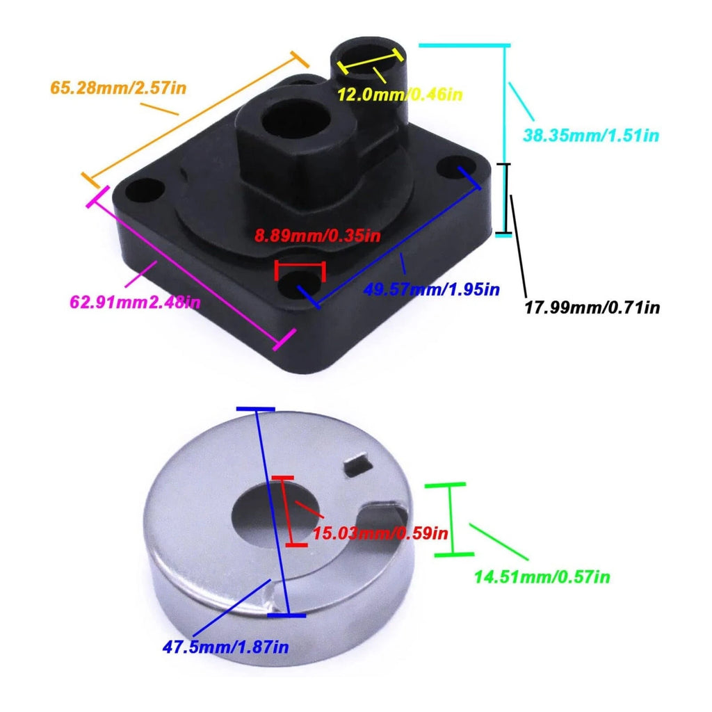 Water Pump Housing Assy 63V-44301-00 for Parsun Yamaha Outboard 9.9hp 15hp