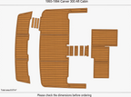 EVA Pads for Carver 300 Aft Cabin (1994) - Faux Flooring Mat