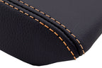 Leather Console Lid Armrest Cover for Acura Integra (1994–2001) Orange Stitch