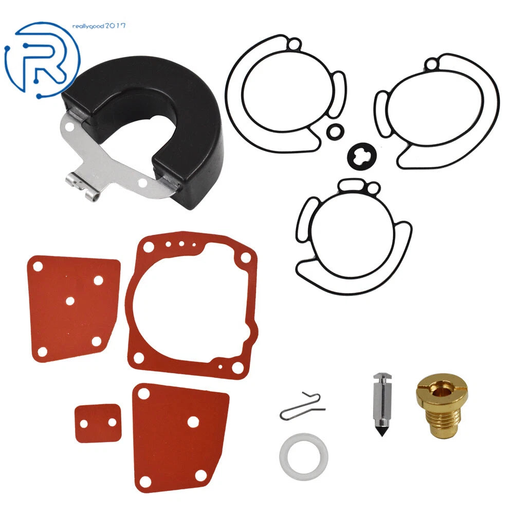 Triple Carburetor Rebuild Kit for Johnson Evinrude V6 60 Degree (105, 150, 175)