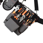 Adjustable Electrician Tool Bag with Suspenders & Pouches for Electricians
