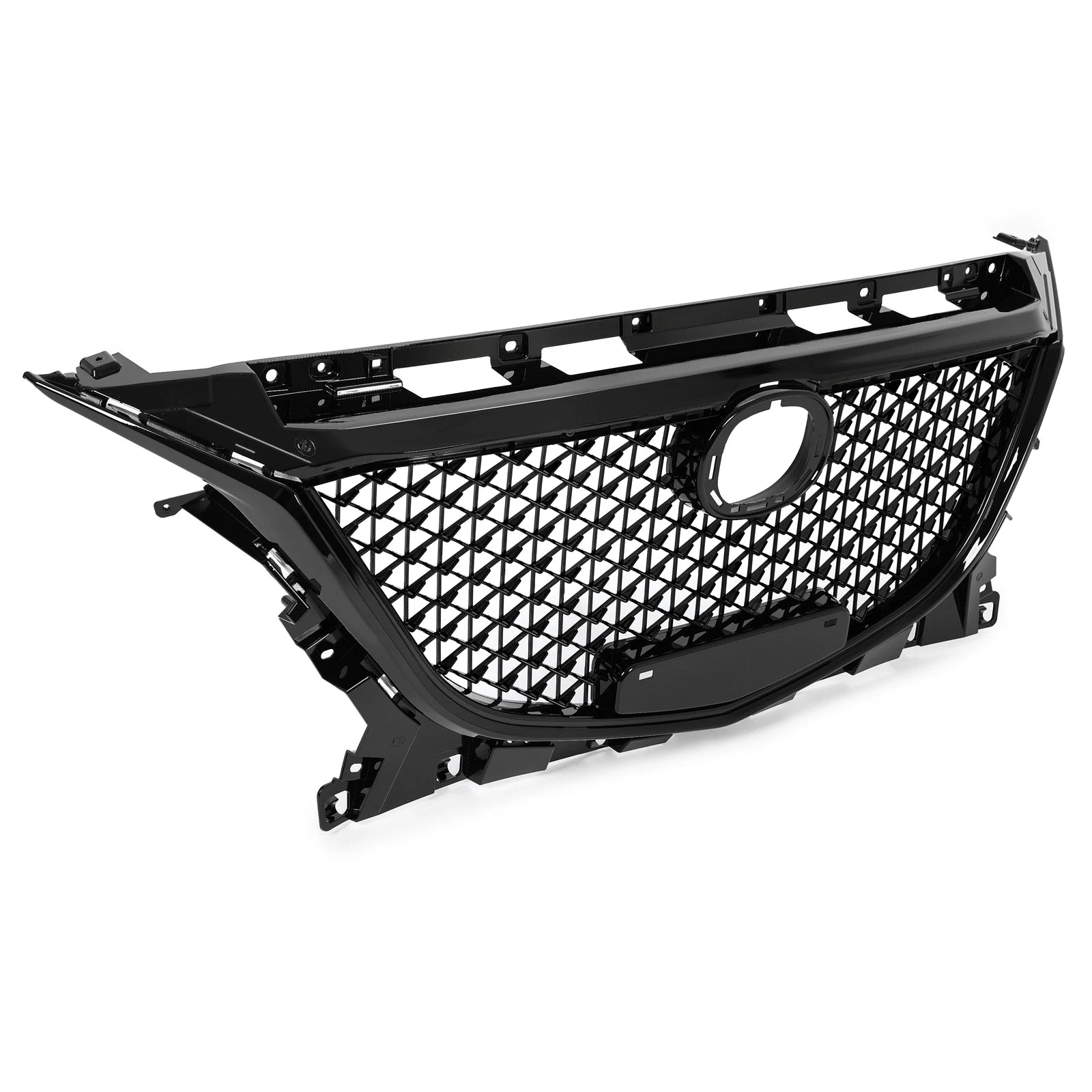 Front Grille Honeycomb Black for Mazda 3 Axela (2014–2016) Sedan & Hatchback
