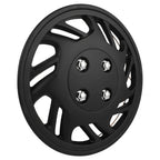 Set of 4 Wheel Covers for R13 Tire & Rim (13 Inch) Black