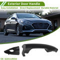 Exterior Door Handle for Hyundai Accent (2012–2017) No. 826511R050 Black Front Left