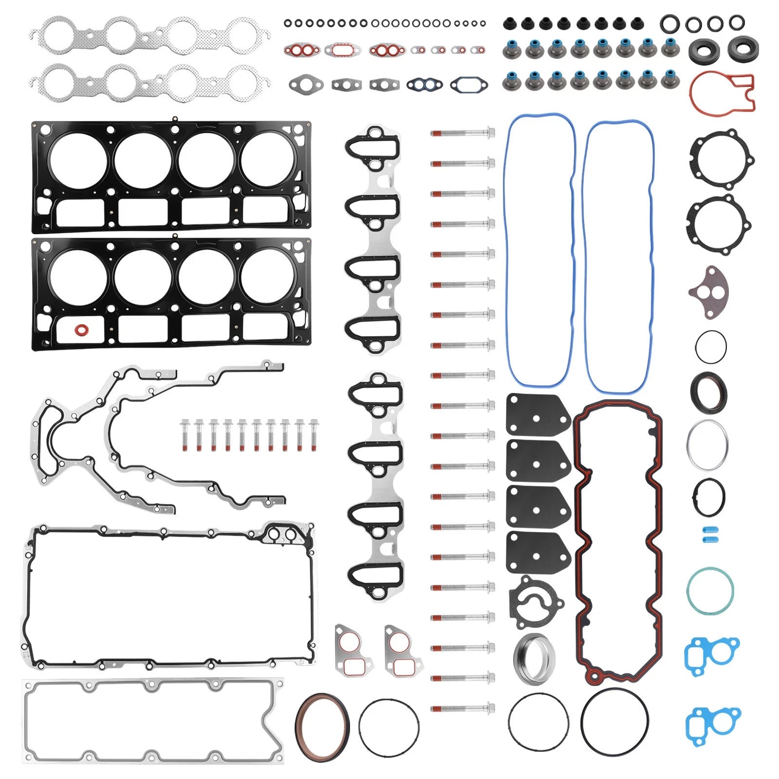 Full Engine Gasket Set w/ Bolts for GMC Sierra 1500, Yukon XL 1500 (2007–2014)