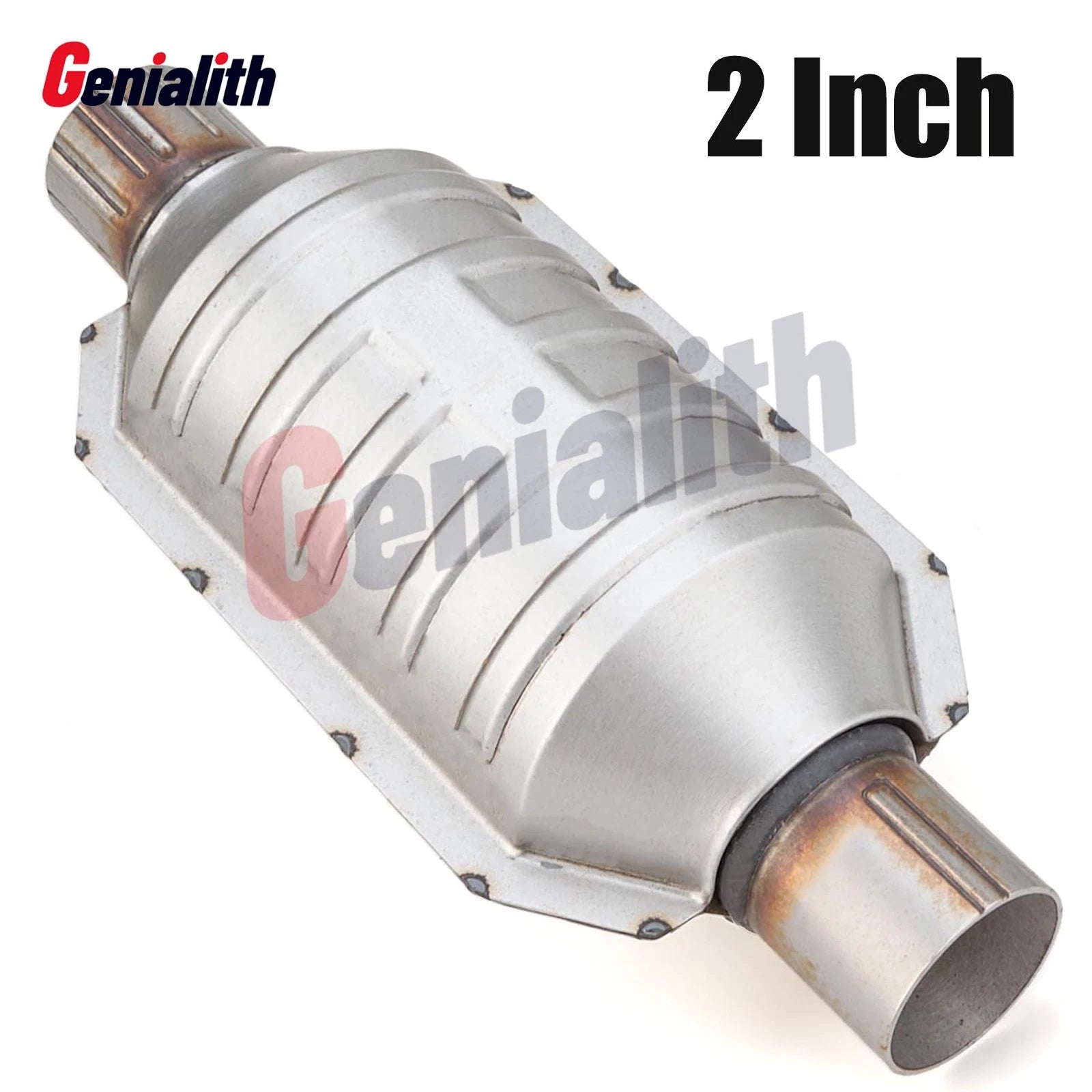 2" Inlet/Outlet Catalytic Converter for Universal Front Cat (Direct-Fit)