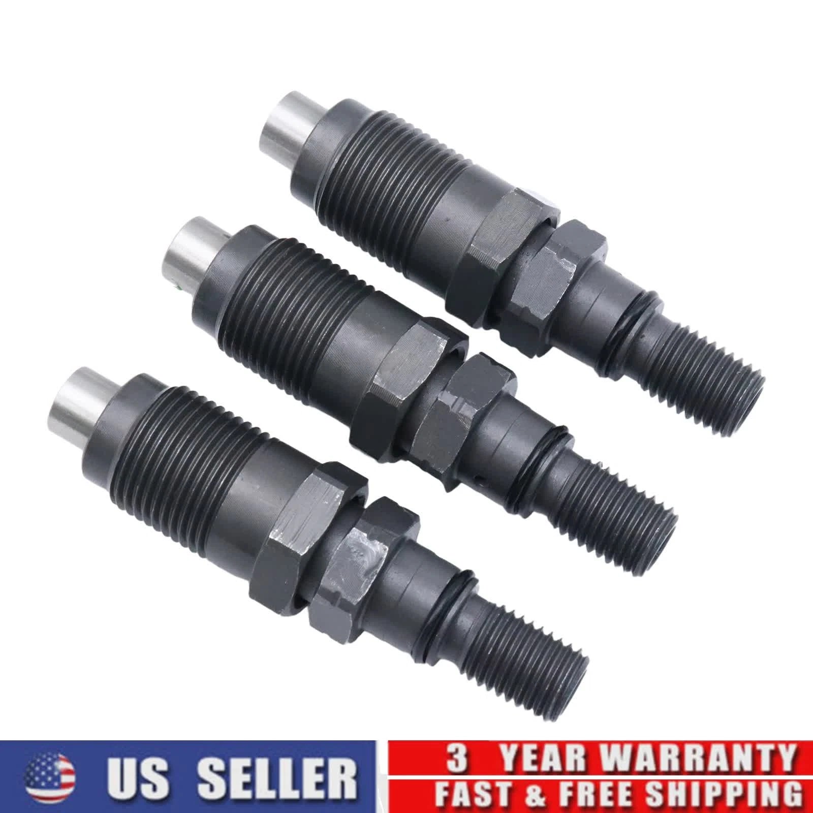 3X Fuel Injector AM100744 for John Deere 3009 3012 3014 4019 330 332 375 3375