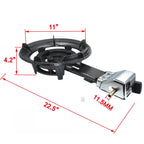 Portable Propane Gas Burner Stove for Camping Tailgating (Jumbo)