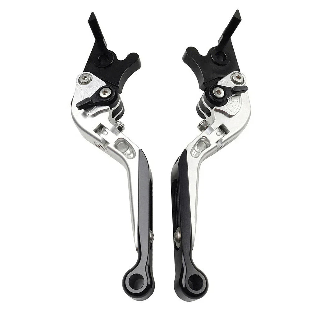 Silver CNC Extendable Brake Clutch Levers for BMW S1000XR (2015-2021)