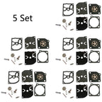 Set of 5 Carburetor Repair Parts Kit for McCulloch Poulan Weedeater (ZAMA RB-39)