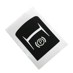 Panel Button for A6 Clima Decals Stickers Black Vinyl