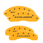 Caliper Covers Front Left Right Yellow for Ford Explorer (2006–2010) by MGP