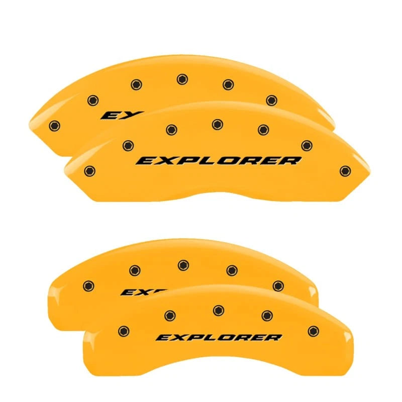Caliper Covers Front Left Right Yellow for Ford Explorer (2006–2010) by MGP