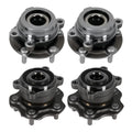 Set of 4 Wheel Hub Assembly for Nissan Altima (2007–2012) 2.5L