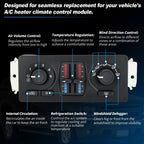 A/C Heater Climate Control Module 599-210XD for Avalanche Silverado Suburban (2002–2006)