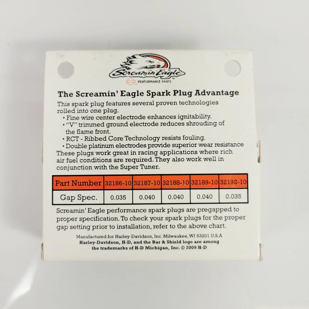Set of 2 Spark Plugs for Harley-Davidson Twin Cam (1986–2025) 32192-10