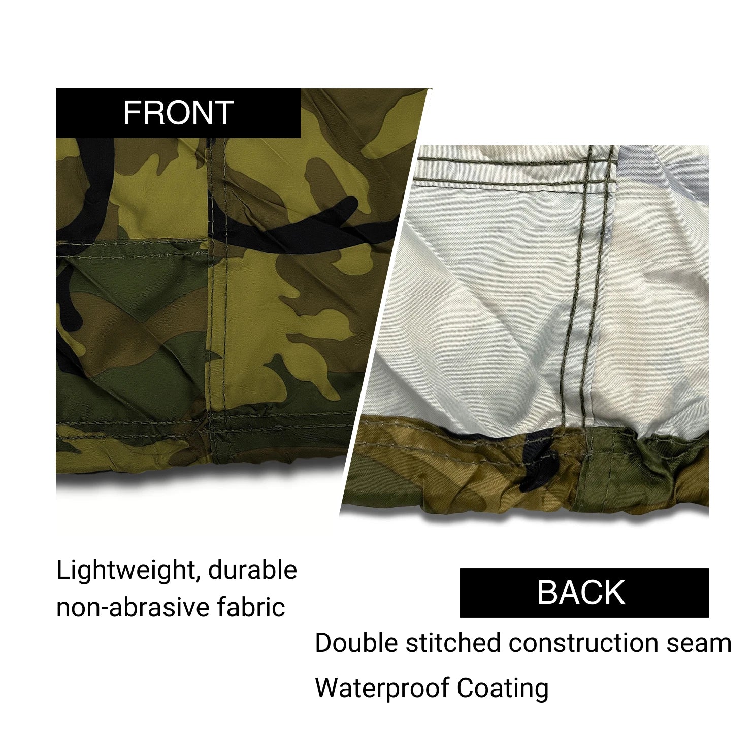Universal Camo Waterproof ATV Storage Cover for ATVs up to 83" L