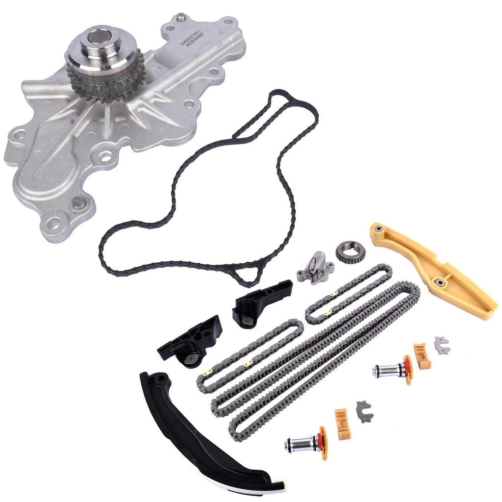 Water Pump Timing Chain Kit AW6348 for Ford Edge Taurus Lincoln MKS MKX (2007–2019)