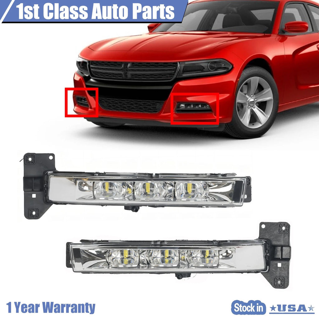 Set of 2 Fog Lights for Dodge Charger (2015–2020)