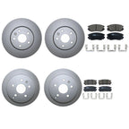 Front & Rear Brake Kit Disc Rotors TRW Ceramic Pad for Chevy Equinox GMC Terrain (2010–2017)