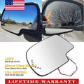 Heated Mirror Glass Turn Signal for Chevy GMC Cadillac (w/o Auto Dimming)