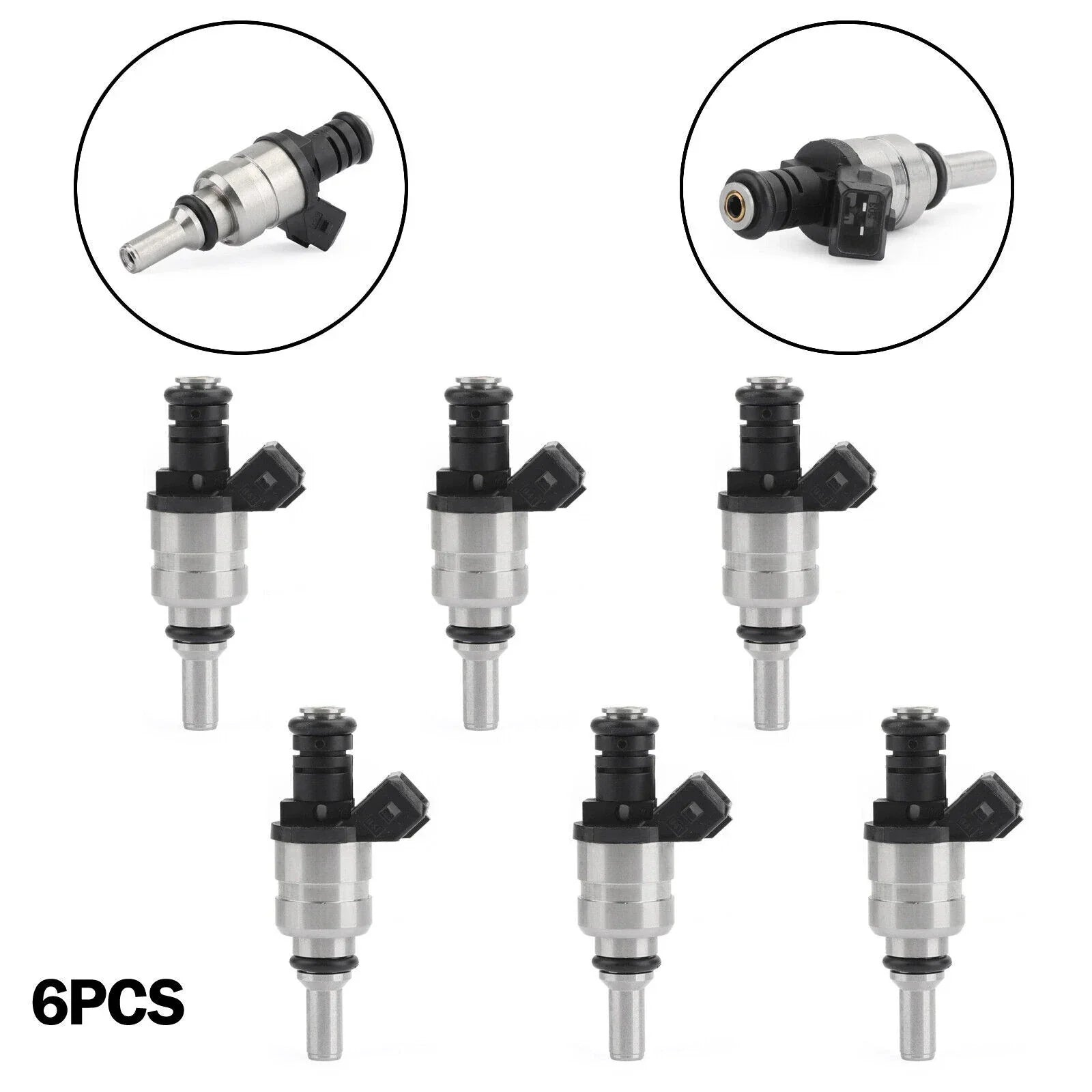 6 Pcs Fuel Injectors for BMW 320i 325i 325ci E46 M54 (2001-2006)