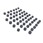 52PCS Black Bolt Cap Topper Nut for Harley Sportster (2004–2015)