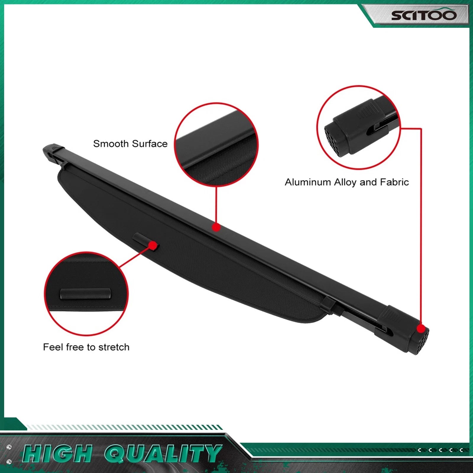 Cargo Cover for Genesis GV70 (2022–2025) Retractable Black
