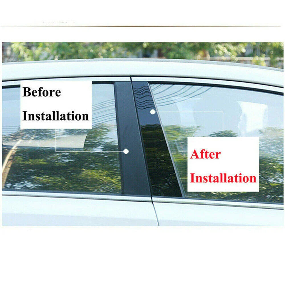 6 x Car Pillar Post Trim Covers for Dodge Charger (2011-2021)