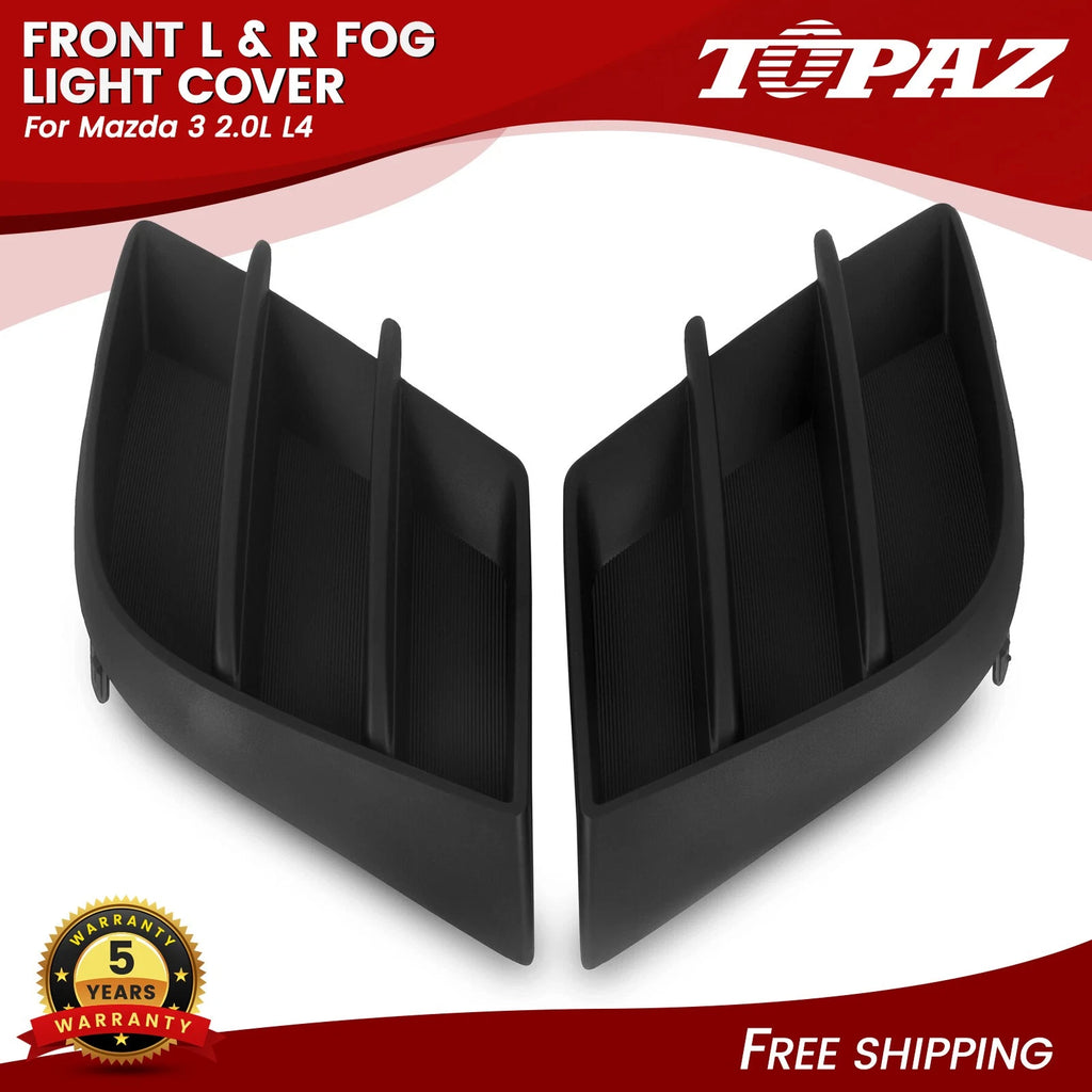 Set of 2 Fog Light Covers for Mazda 3 (2010–2011)