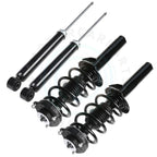 Set of 4 Complete Strut Assembly & Shock Absorbers for Volkswagen Passat Golf (2006–2009)
