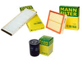 Mann Oil Air Paper Cabin Filter Kit for Audi A4 Quattro, VW Passat (1.8L)